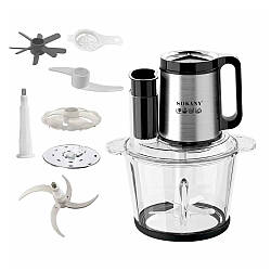 Блендер подрібнювач 5л, 1000Вт, SK-06021 / Кухонний подрібнювач / Електричний подрібнювач / Чопер