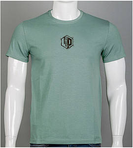 Футболка чоловіча Never Give Up 2523м (Уп.4шт M-XXL), Розмарин