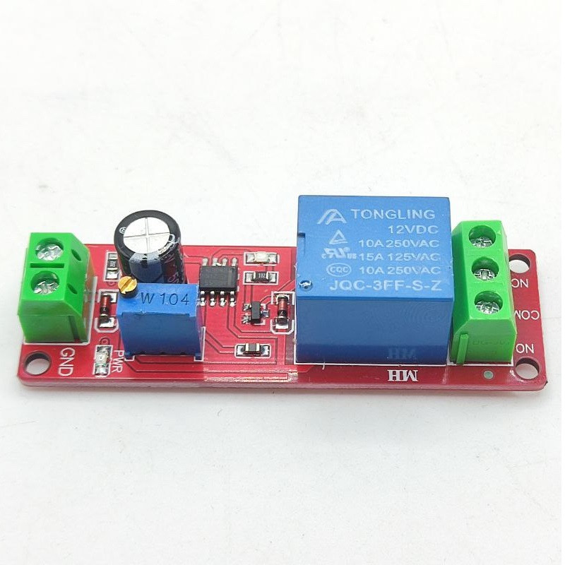 Модуль реле затримки включення на NE555 (12V 0-10 с 2500W)