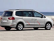 Молдинги на двері для Seat Alhambra II 2010-2015, lift 2015+