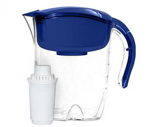 Глечик фільтр для води AquaKut Альба 3,7л (синій) з механічним лічильником