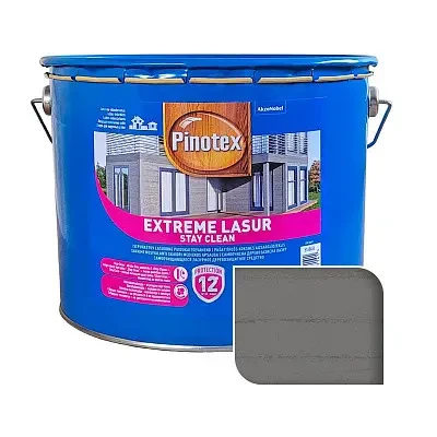 Деревозахистний засіб Pinotex Extreme Lasur кам'яно-сірий 10л