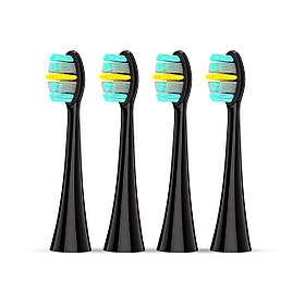 Змінні насадки для електричної зубної щітки Seago SG982/SG987 (4 шт, чорні)