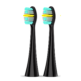 Змінні насадки Для Звукової Електричної Зубної щітки Seago SG987, SG982 2 шт Чорні