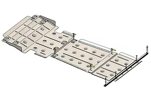 Захист двигуна Ssаng Yong Rexton G4 (з 2017---) Кольчуга