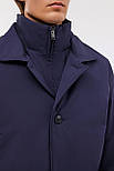 Утеплена чоловіча куртка в класичному стилі Baon B5324507 темно-синя 2XL, фото 5