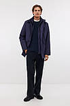 Утеплена чоловіча куртка в класичному стилі Baon B5324507 темно-синя 2XL, фото 2