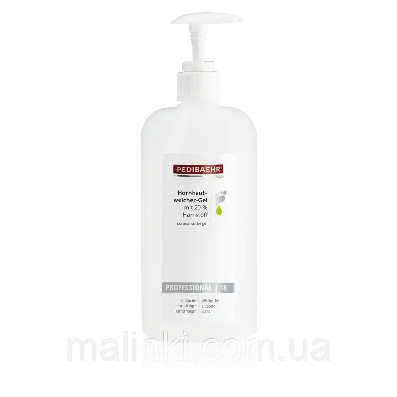 Педикюрний розм'якшувач для стоп PediBaehr Hornhautweicher Gel, 500 мл, фото 1