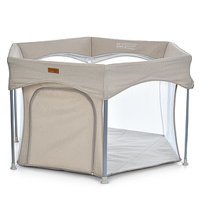 Манеж шестикутний El Camino ME 1195 SWIFT 6, Beige