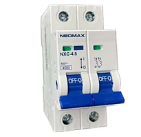 Автоматичний вимикає 2P C 25A 6.0 кА NEOMAX