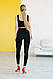 Спортивний костюм жіночий чорний must-have для спорту і прогулянок - фото 5 - id-p2643717660