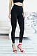 Спортивний костюм жіночий чорний must-have для спорту і прогулянок - фото 7 - id-p2643717660