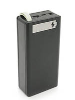 Корпус для повербанка 12 акумулятора 18650 2хUSB+microUSB+Type-C 2,1А LCD екран (без акумуляторів)