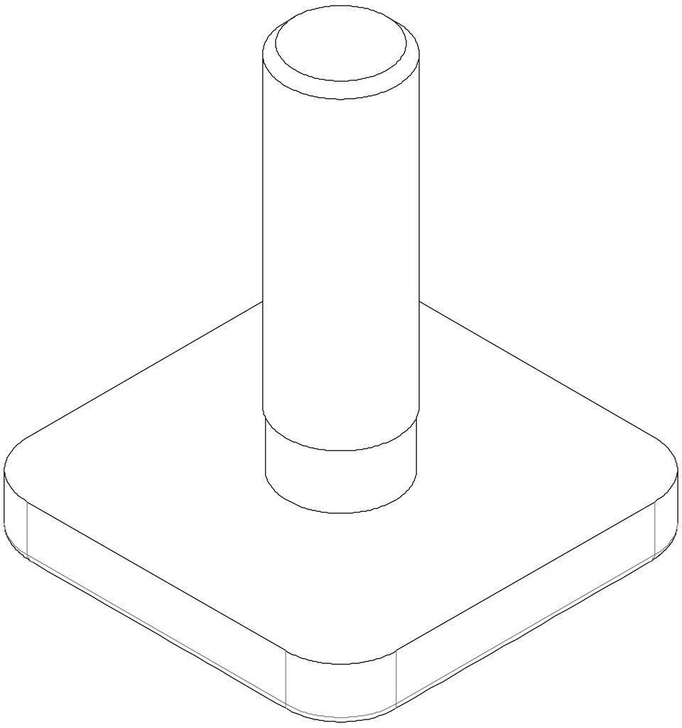 Т-Болт (M6x55) 52620 (SnowPack 7322; 7324; 7326) (TH 1500052620), фото 1