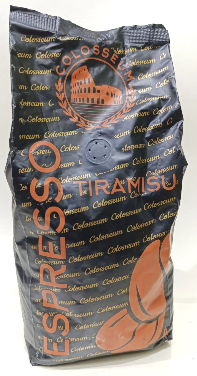 Кава в зернах COLOSSEUM Espresso Tiramisu, 100% Арабіка 1000г Італія