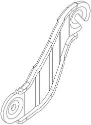 Пластина кріпильна нижня 50753 (Hull-a-Port) (TH 1500050753)