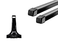 Багажник на водостоки (20 см) Thule Squarebar для Mercedes-Benz Sprinter (mkI) 1995-2005; Ford Transit/Tourneo