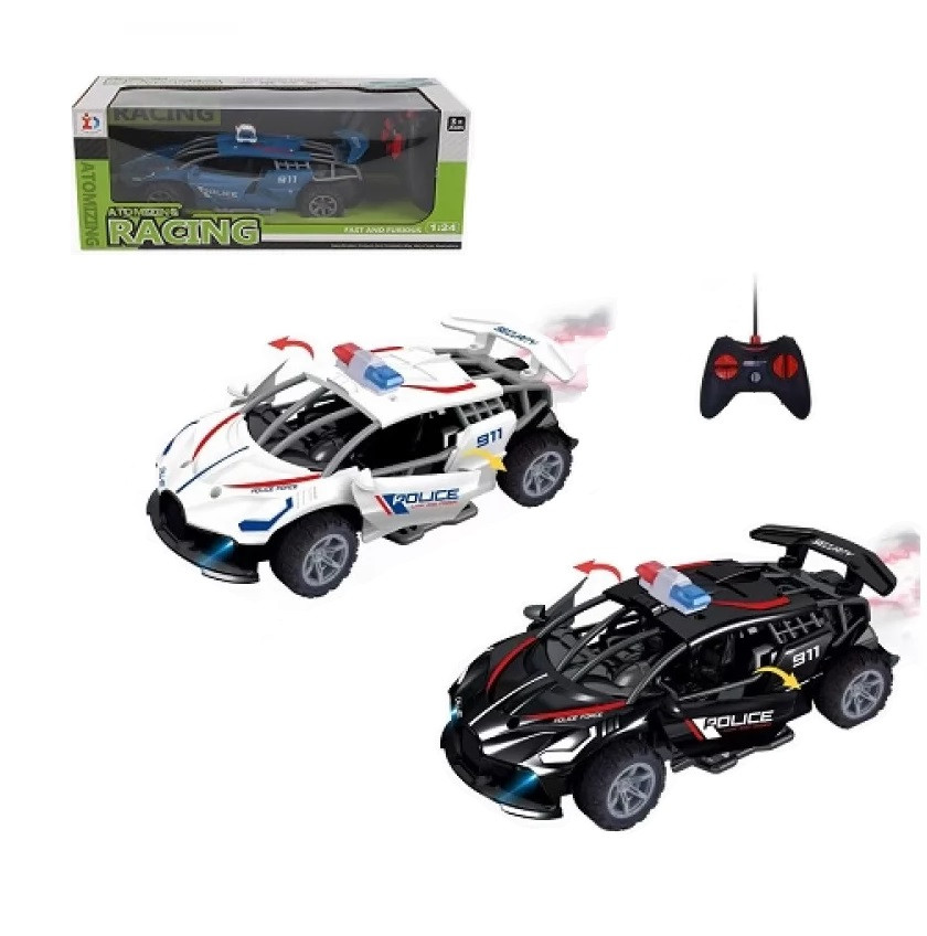 Легкова машинка поліції на радіокеруванні (з димом) 8800-1, фото 1