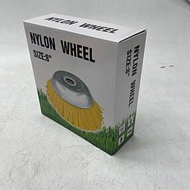 Нейлонова щітка для мотокоси Nylon Wheel 8"