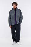 Демісезонна чоловіча стьобана куртка Baon B5324510 сіра L, фото 2