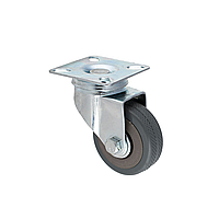 Опора колісна, сiра, 50 мм