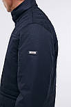 Демісезонна чоловіча стьобана куртка Baon B5324511 темно-синя L, фото 5