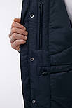 Демісезонна чоловіча стьобана куртка Baon B5324511 темно-синя L, фото 6
