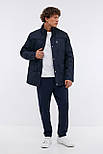 Демісезонна чоловіча стьобана куртка Baon B5324511 темно-синя L, фото 2