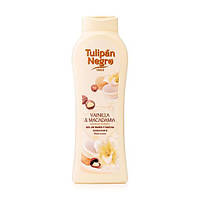 Гель для душу Tulipan Negro Bath And Shower Gel Ваніль і макадамія, 650 мл