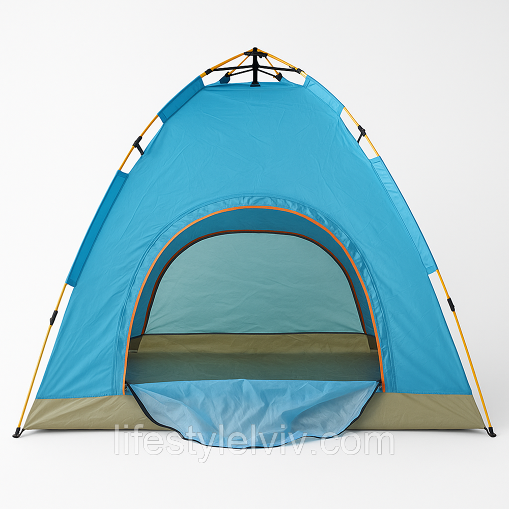 Намет автоматичний 4 місний (200 х 200 х 145 см) Smart Camp / Намет туристичний, фото 1
