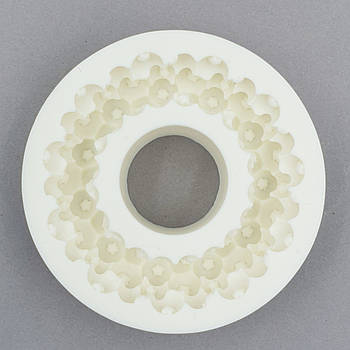 Силіконовий молд Віночок лохина (маленький) 7.5 см