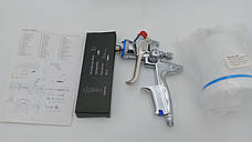 Краскопульт LVMP форс.-1,4 мм, 600мл верх.пласт.бачок , (H-4000-1.4 LM) ITALCO H-4004-1.4 LM, фото 4