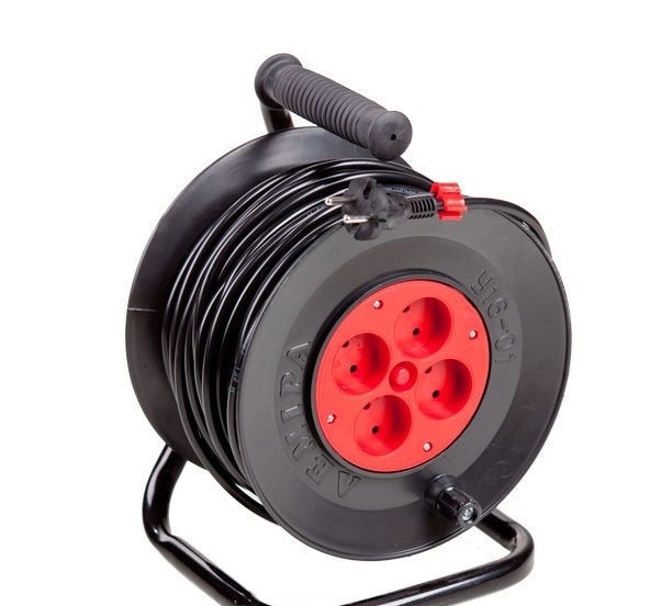 Подовжувач на котушці Леміра У-16-01 (16A), 30 м, переріз 2*1,5, фото 1