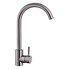 Раковина мийка для кухні чорна металева Kraft 5050 PVD 4в1 3,0/1,0 мм 500х500/215 мм Black зі змішувачем, фото 9