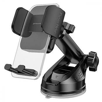 Автомобільний тримач Proove Crystal Clamp Plus Suction Type Car Mount black (CHCSP0000001)