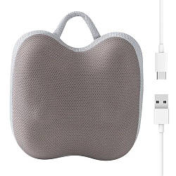 Масажна подушка з підігрівом, від USB, TS-5529 / Електромасажер для спини та шиї / Роликовий масажер