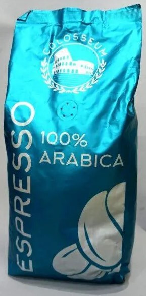 Кава в зернах COLOSSEUM Espresso 100% Арабіка, 1000г Італія