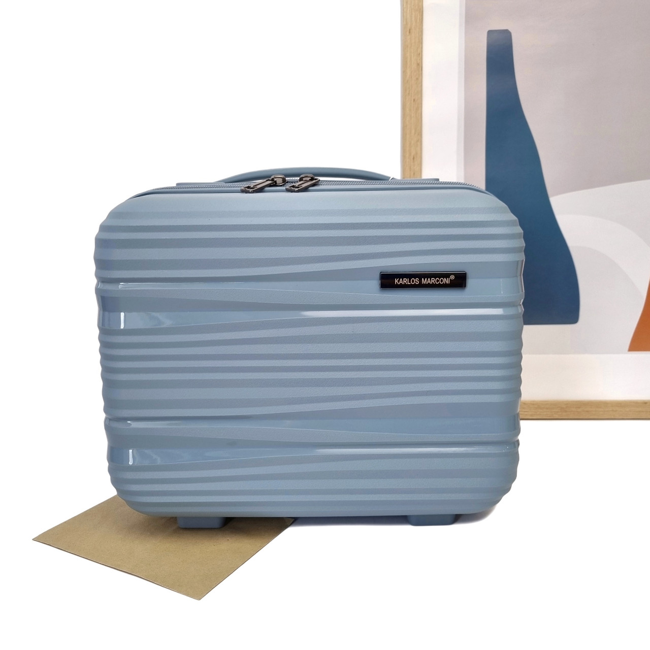 Б'юті-кейс поліпропілен блакитний Арт.P02 blue Karlos Marconi (54)