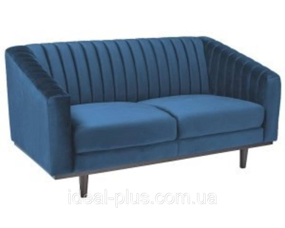 Софа ASPREY 2 VELVET синя/венге BL.86, фото 1