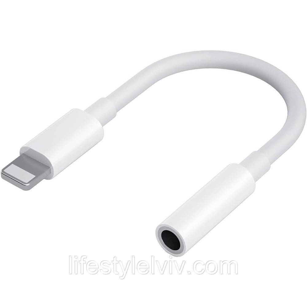 Перехідник Lightning to 3,5mm Jack / Адаптер для навушників / Перехідник для навушників, фото 1