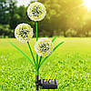 Садовий ліхтар на сонячній батареї 1шт "Кульбаба" / Вуличний світильник для саду / Газонний ліхтар у землю, фото 4