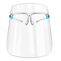 Защитная маска для лица, Прозрачная / Защитный экран для лица / Защитный экран-щиток медицинский