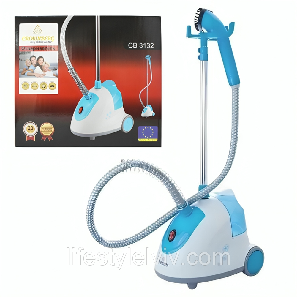 Вертикальний відпарювач для одягу, 1,7л, 2500Вт, CB-3132 / Парогенератор / Парова праска, фото 1