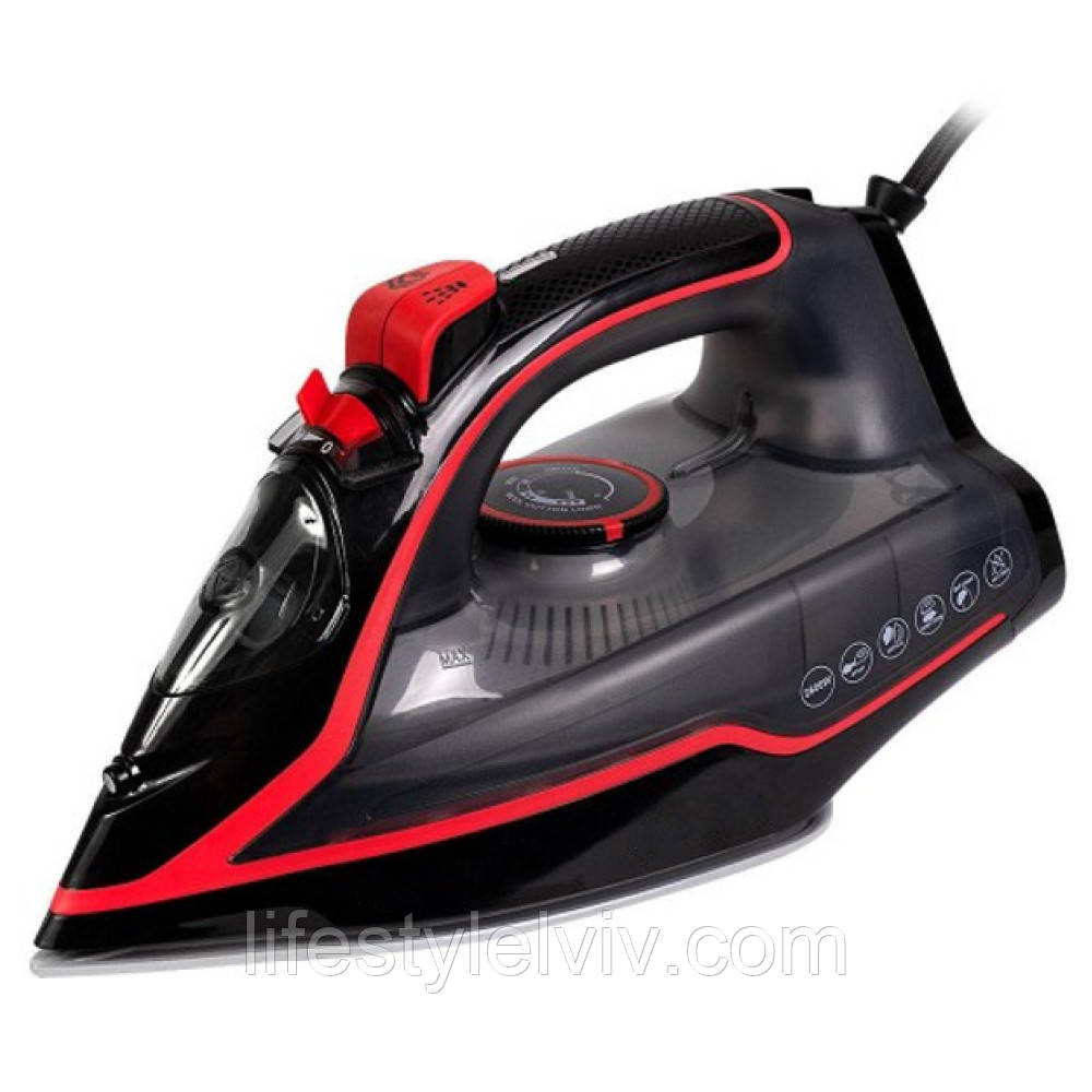 Парова праска, 2600Вт, 380мл, CB-7451 / Праска з парою / Електрична праска для одягу / Електропраска, фото 1