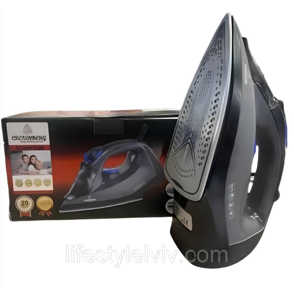 Парова праска, 2600Вт, CВ-7452 / Електропраска / Праска з парою / Електрична праска для одягу, фото 1