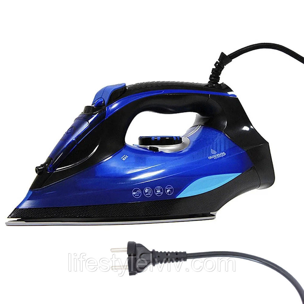 Парова праска з керамічною підошвою 420мл, 2200Вт, СВ-7442 / Праска з парою / Побутова праска парова, фото 1