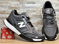 Кросівки чоловічі New Balance Grey нубук-сітка