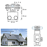 Затискач фальцевий для катнки Ø 6, 7, 8, 10 мм та смуги до 30 мм, фото 4