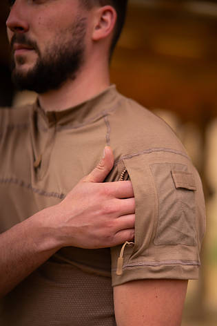 Бойова сорочка Убакс короткий рукав Койот Розмір L (24083), фото 2