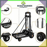 Складний візок для покупок і вантажу з телескопічною ручкою до 40 кг RC-K-1342 Платформа: 23 x 23 см, фото 4